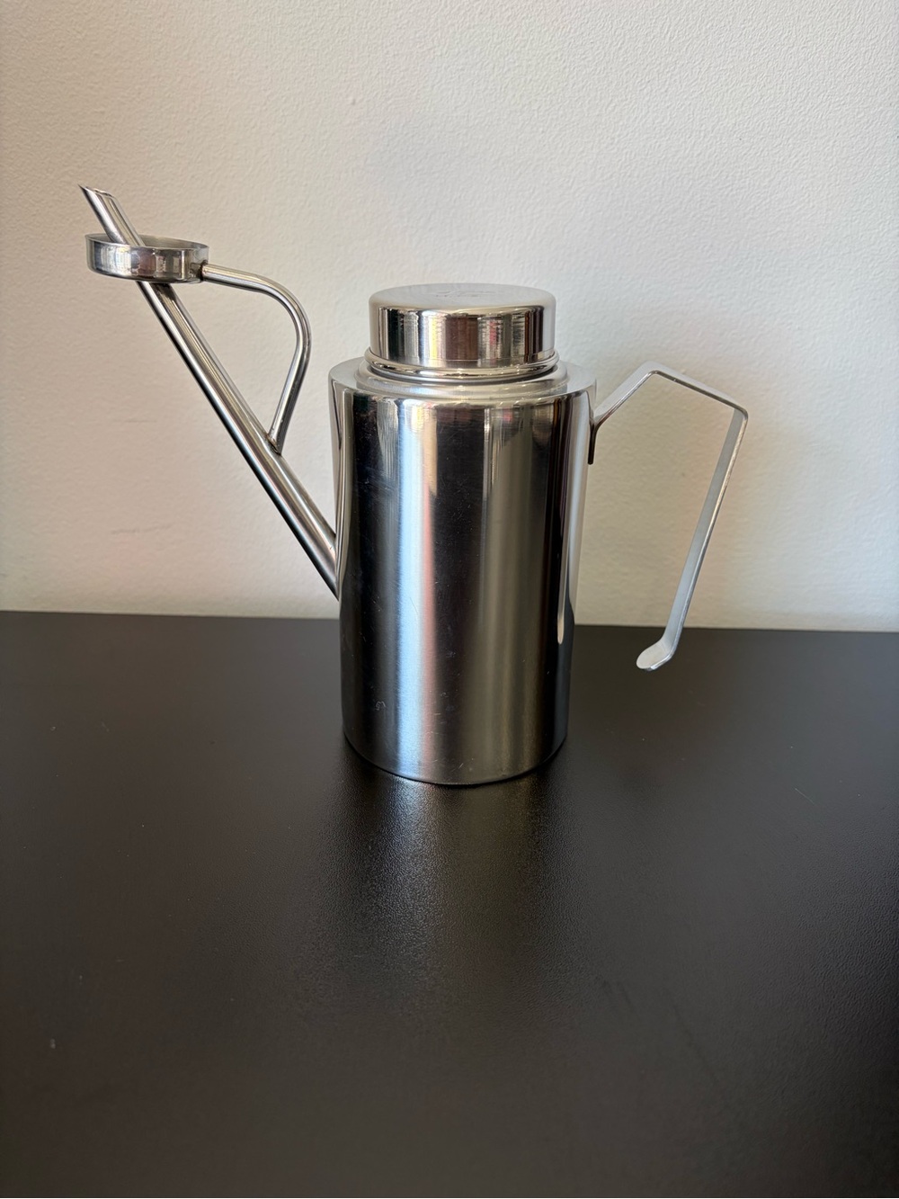 Olipac Stainless Steel Oil Dispenser Pourer - Silver